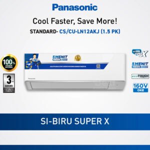 panasonic cs/cu ln12akj ac standard low voltage [1.5 pk] garansi resmi original