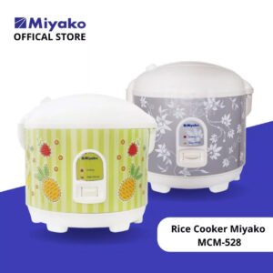 magic com miyako mcm528 rice cooker 1.8 liter anti lengket 3 in 1 magic warmer plus garansi resmi original