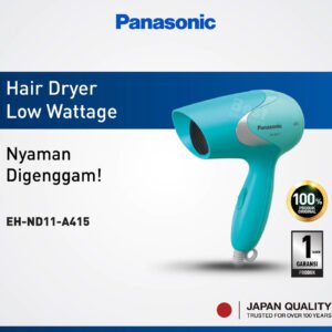 panasonic eh nd11 a415 hair dryer basic series [400 w] blue garansi resmi original