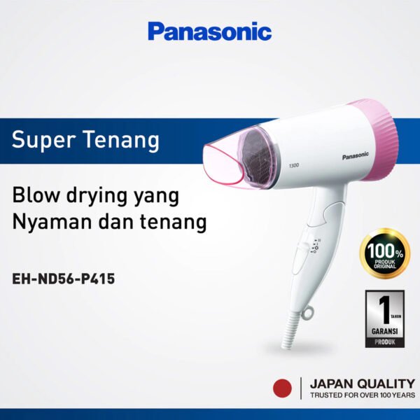 panasonic eh nd56 p415 hair dryer 3 speed selections pink garansi resmi original