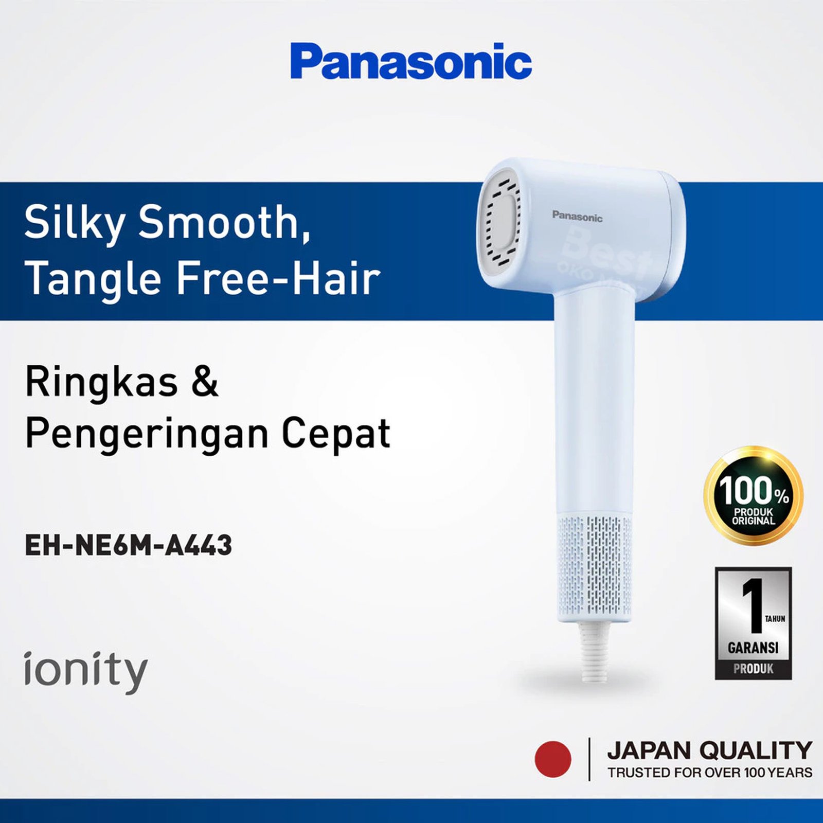 panasonic eh ne6m a443 hair dryer ionity / pengering rambut garansi original resmi panasonic eh ne6m a443 hair dryer ionity / pengering rambut garansi original resmi