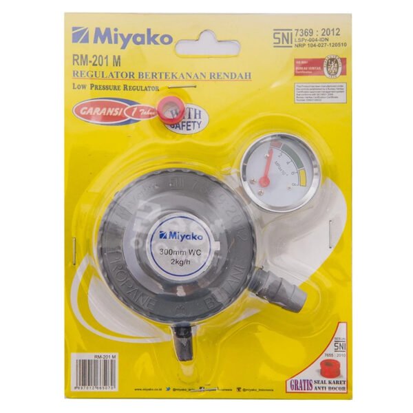 regulator gas miyako rm201m kepala gas garansi resmi original