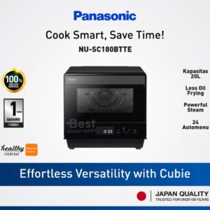 panasonic nu sc180btte oven steam convention [20 l] garansi resmi original