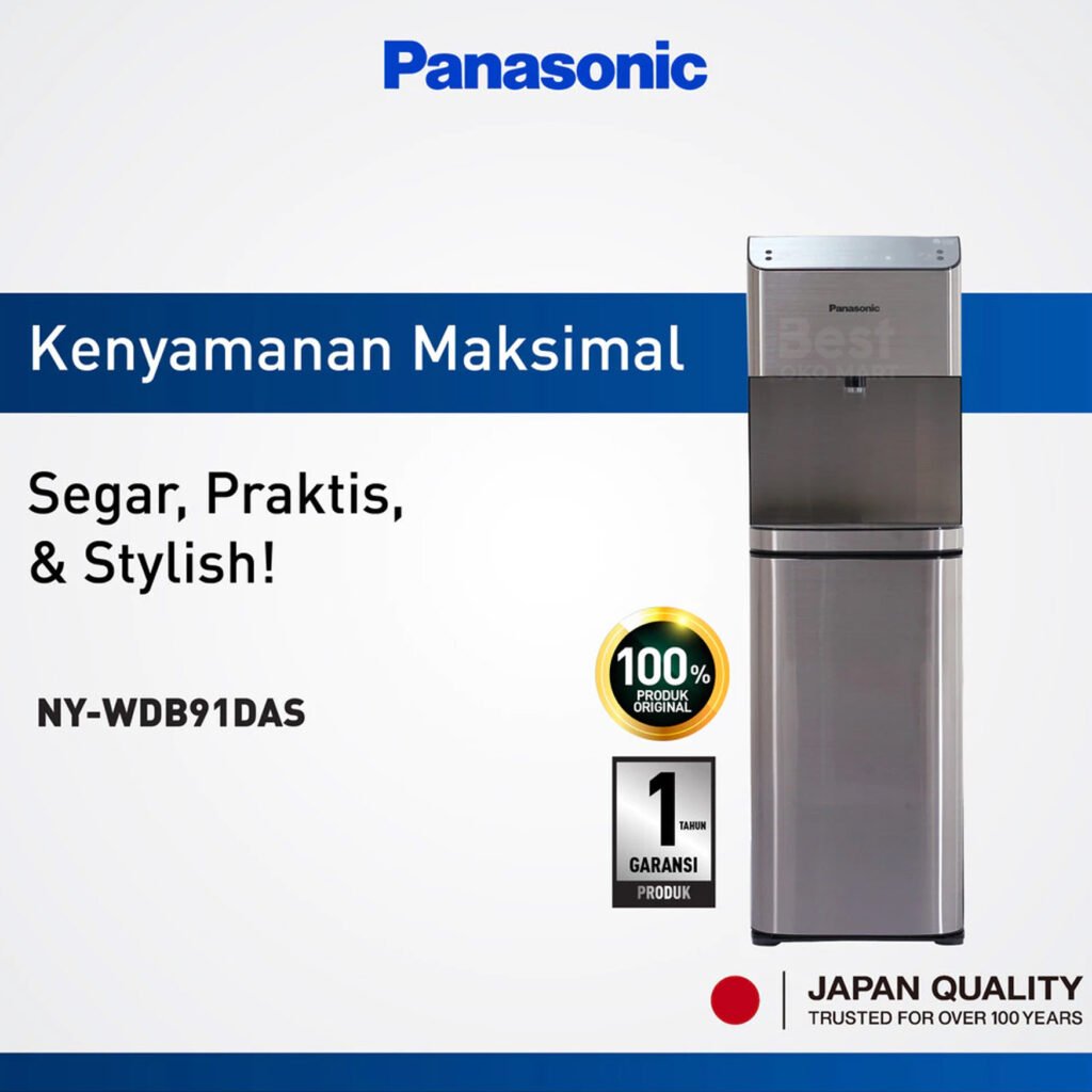 anasonic ny wdb91das touchless water dispenser bottom loading garansi resmi original