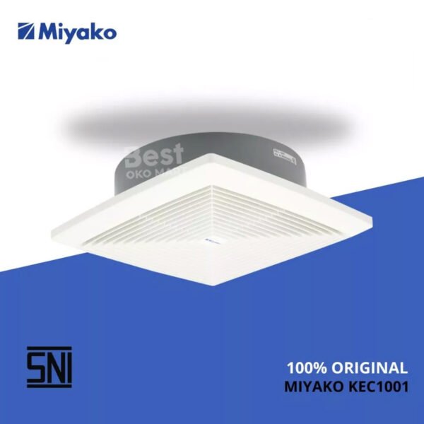 kipas plafon exhaust fan ceiling miyako kec1001 kipas angin hisap sedot plafon 10 inch 35 watt garansi resmi original