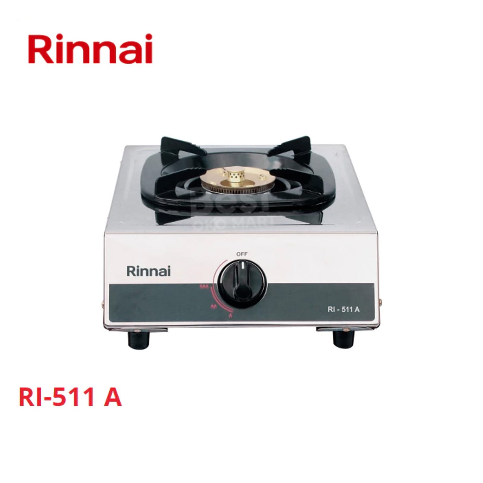 rinnai kompor gas 1 tungku ri 511 a garansi resmi original rinnai kompor gas 1 tungku ri 511 a garansi resmi original