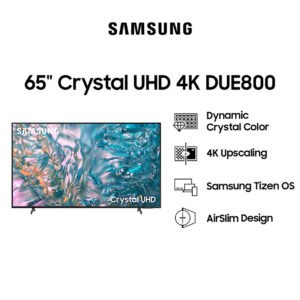 Samsung 65" Crystal UHD 4K U8000F Smart TV | Crystal Processor 4K | SmartThings | UA65U8000FKXXD Garansi Resmi Original - Gambar 1
