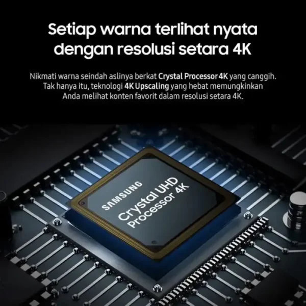 samsung 43" crystal uhd 4k u8000f smart tv | crystal processor 4k | smartthings | ua43u8000fkxxd 43" u8000f garansi resmi original