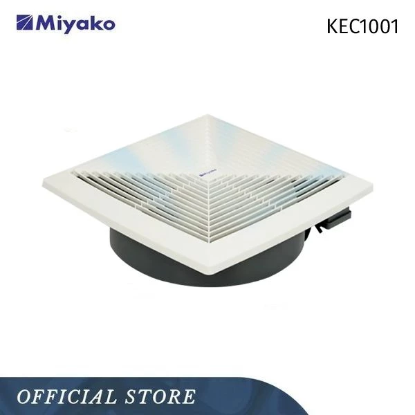 kipas plafon exhaust fan ceiling miyako kec1001 kipas angin hisap sedot plafon 10 inch 35 watt garansi resmi original