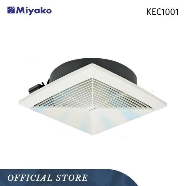 kipas plafon exhaust fan ceiling miyako kec1001 kipas angin hisap sedot plafon 10 inch 35 watt garansi resmi original