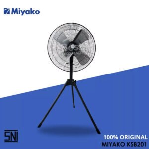 kipas angin miyako ksb201 stand fan 20in alumunium 150w garansi resmi original