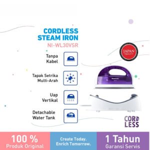 panasonic setrika niwl 30 original garansi resmi