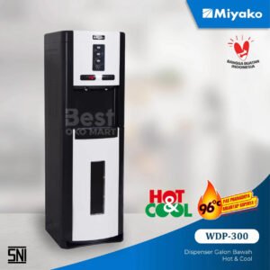 dispenser miyako wdp300 galon bawah [hot cool 15°] garansi resmi original