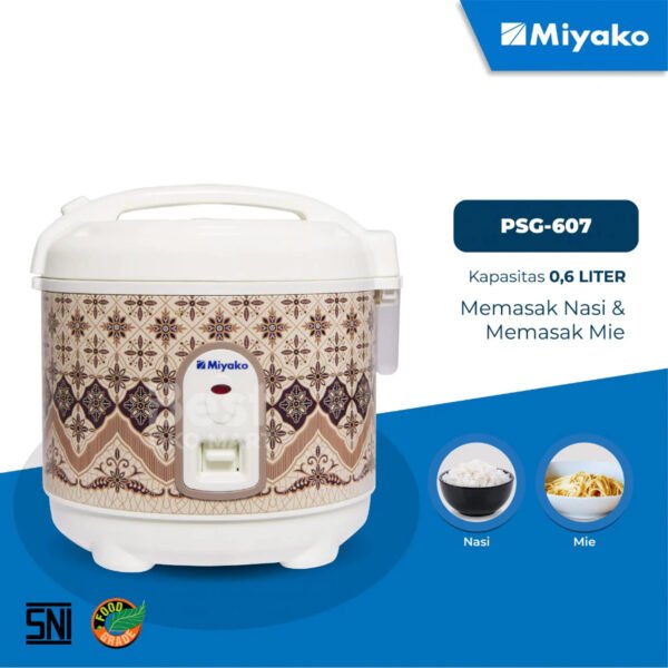 rice cooker miyako psg607 / penanak nasi [0.6l] garansi resmi original