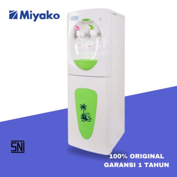 dispenser miyako wd389hc rak gelas hot & cool garansi resmi original