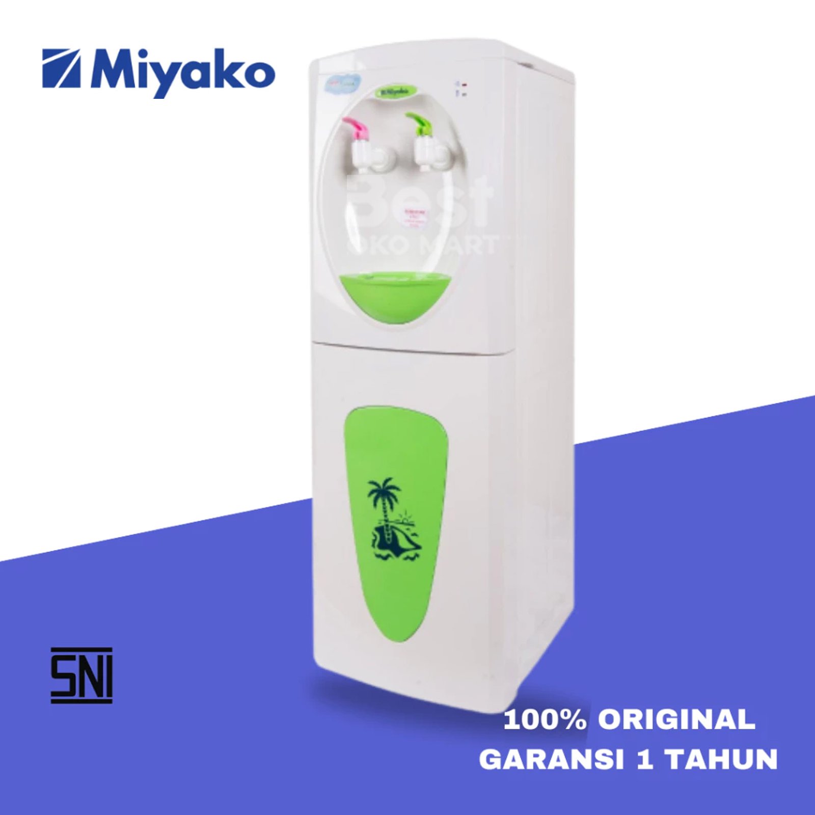 dispenser miyako wd389hc rak gelas hot & cool garansi resmi original