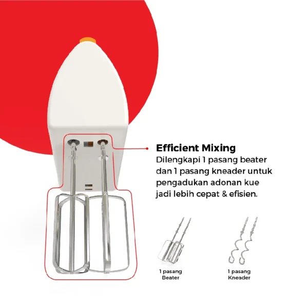 maspion electric hand mixer pencampur elektrik mt 1150 garansi resmi original