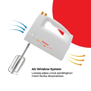 maspion electric hand mixer pencampur elektrik mt 1150 garansi resmi original