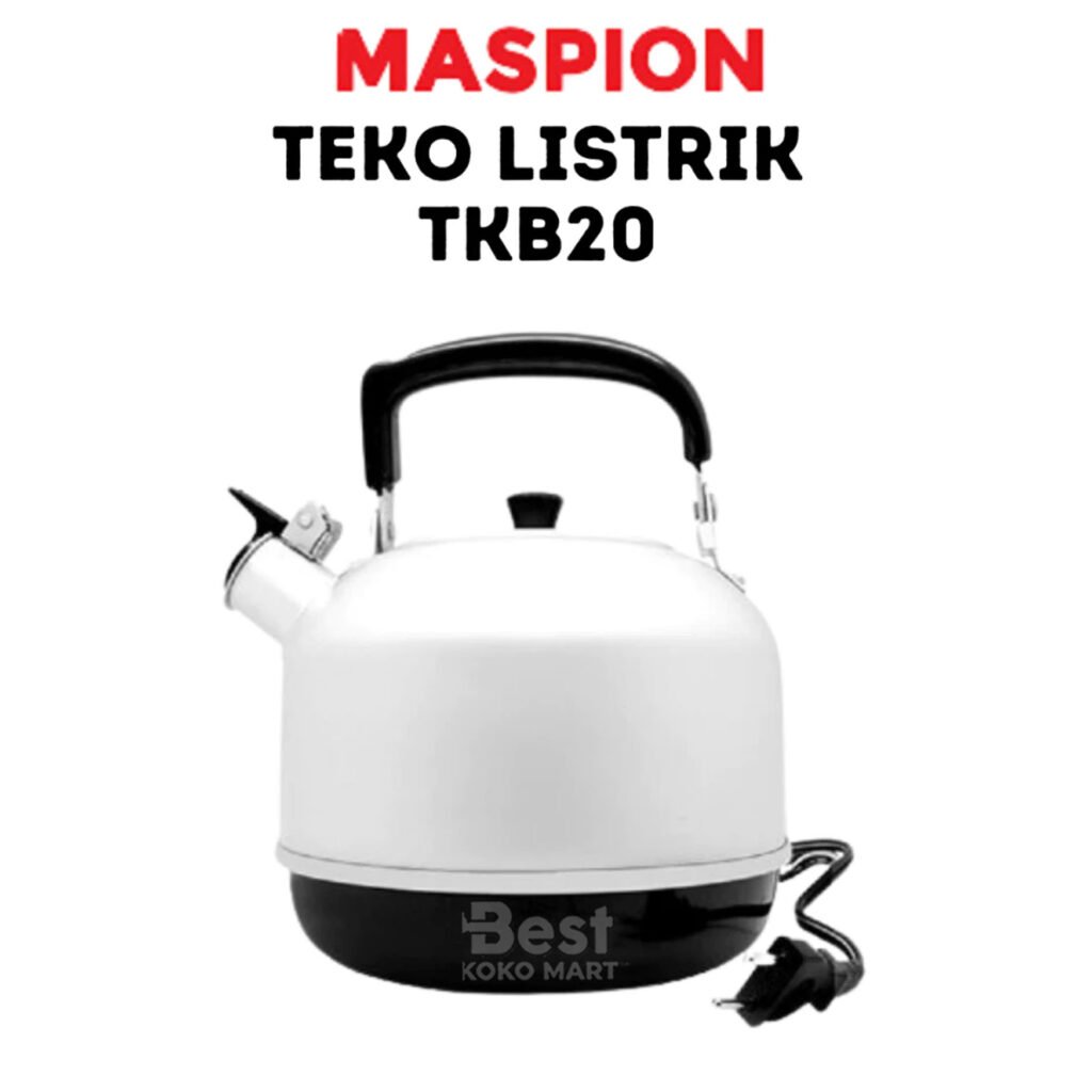 maspion tkbe20 â teko bunyi electric 20cm 220 volt electric kettle tkbe 20 garansi resmi original