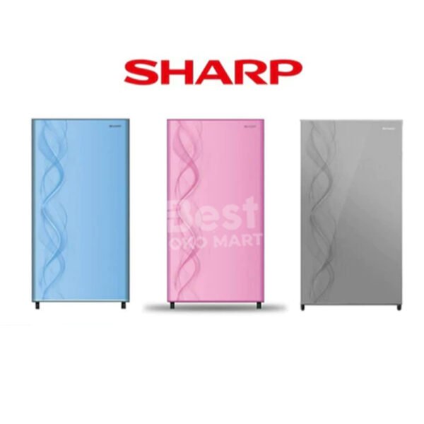 lemari es sharp 162d aurora 1 pintu garansi resmi original
