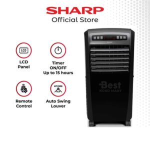 sharp air cooler pj a55ty b garansi resmi original
