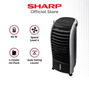 sharp air cooler with 4 ice pack pj a26my b garansi resmi original