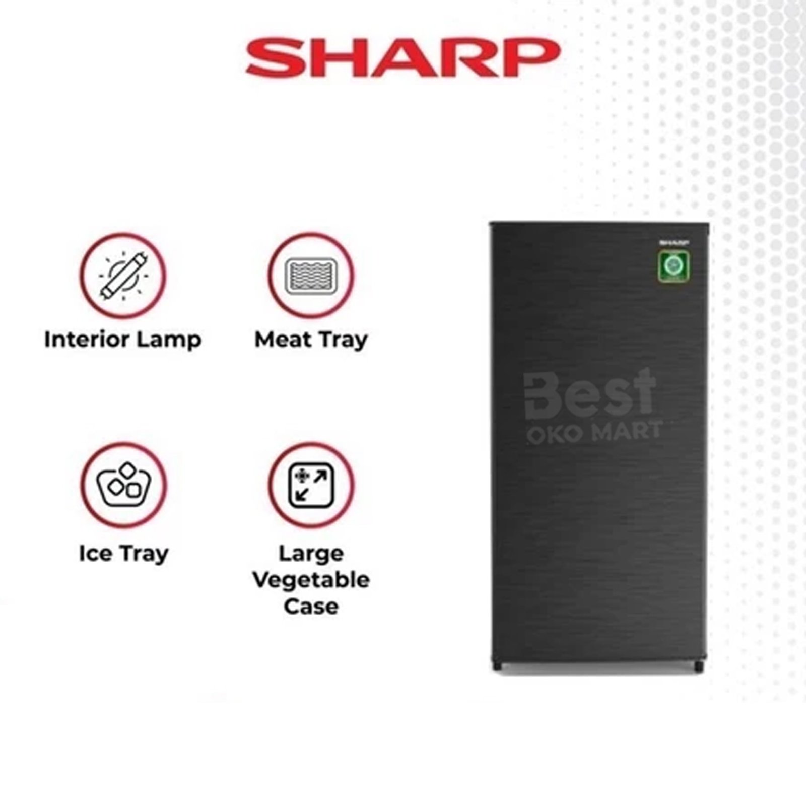 kulkas 1 pintu sharp sj n162n hs kapasitas 133 liter 162n hs garansi resmi original kulkas 1 pintu sharp sj n162n hs kapasitas 133 liter 162n hs garansi resmi original