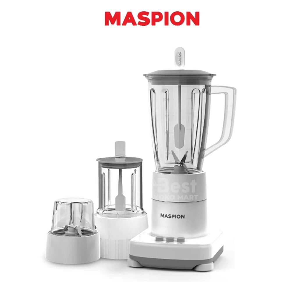 maspion pelumat blender with wet miller and dry miller 1 liter mt 1273 pl garansi resmi original