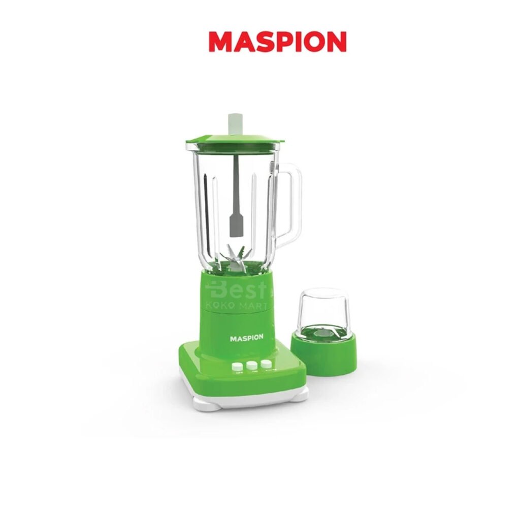 maspion pelumat blender with dry miller 1 liter mt 1272 gl garansi resmi original