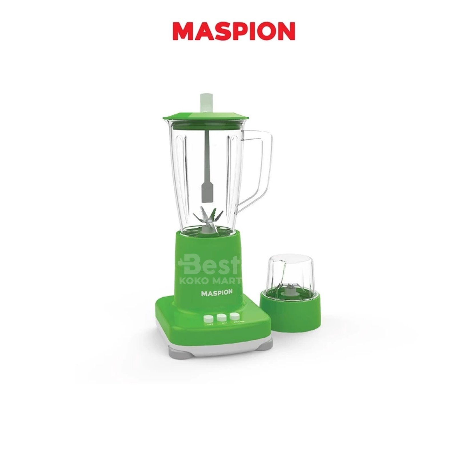 maspion pelumat blender with dry miller 1 liter mt 1272 pl garansi resmi original