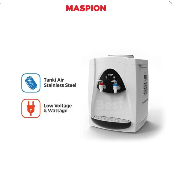 maspion dispenser portable hot and normal ex 18 pas garansi resmi original