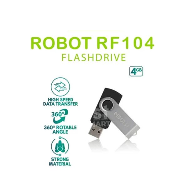 robot rf104 4gb flashdisk flashdrive usb drive original garansi resmi 1 tahun