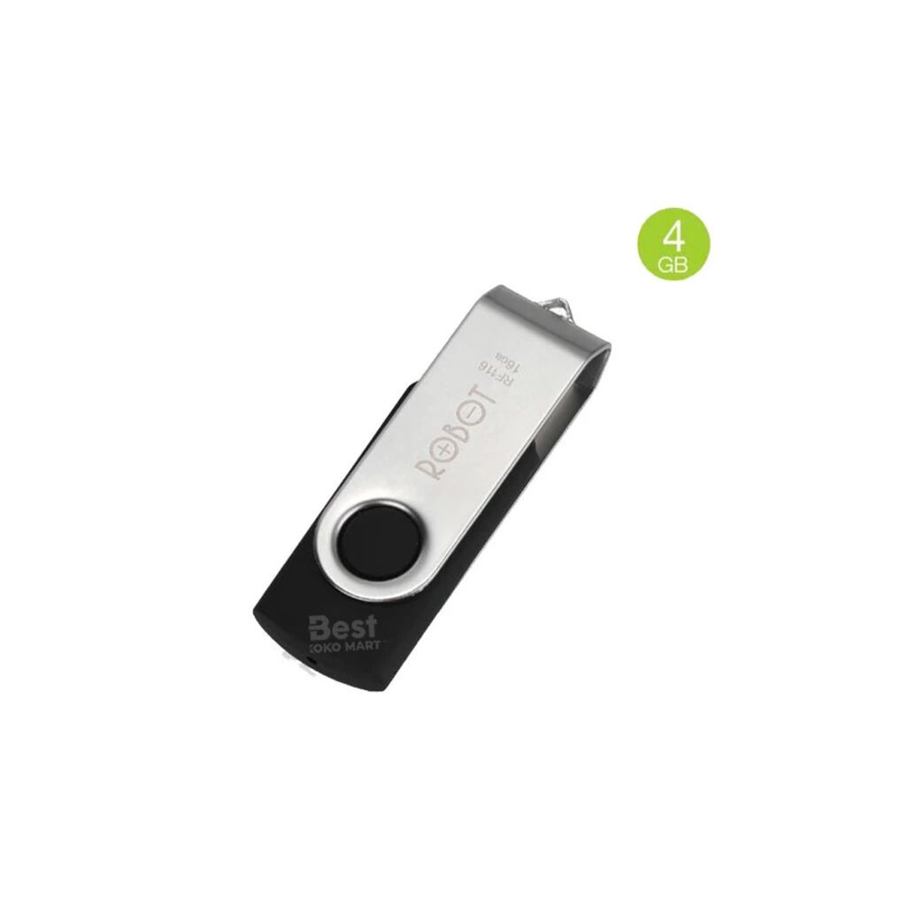 robot rf104 4gb flashdisk flashdrive usb drive original garansi resmi 1 tahun