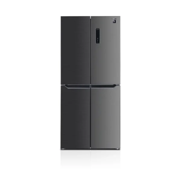 refrigerator 4 door side by side queen compact series sj if50pm ds garansi resmi original