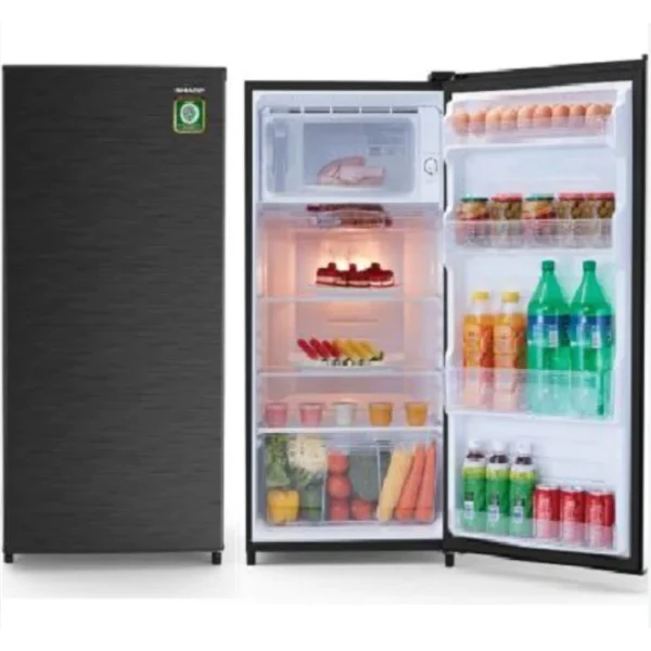 sharp kulkas 1 pintu 184l sj n192n hs / sjn 192 nhs 184 liter garansi resmi original