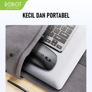 mouse wireless robot m205 2.4g 1600dpi receiver usb untuk pc laptop garansi resmi 1 tahun
