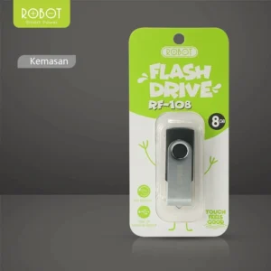 robot rf108 8gb flashdisk flashdrive usb drive original garansi resmi 1 tahun