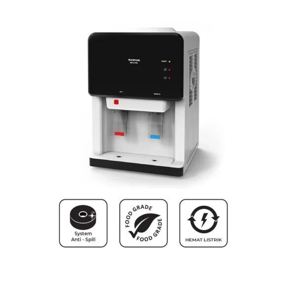 maspion dispenser portable hot and normal md 15 pas garansi resmi original