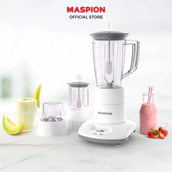 maspion pelumat blender with wet miller and dry miller 1 liter mt 1263 gl garansi resmi original
