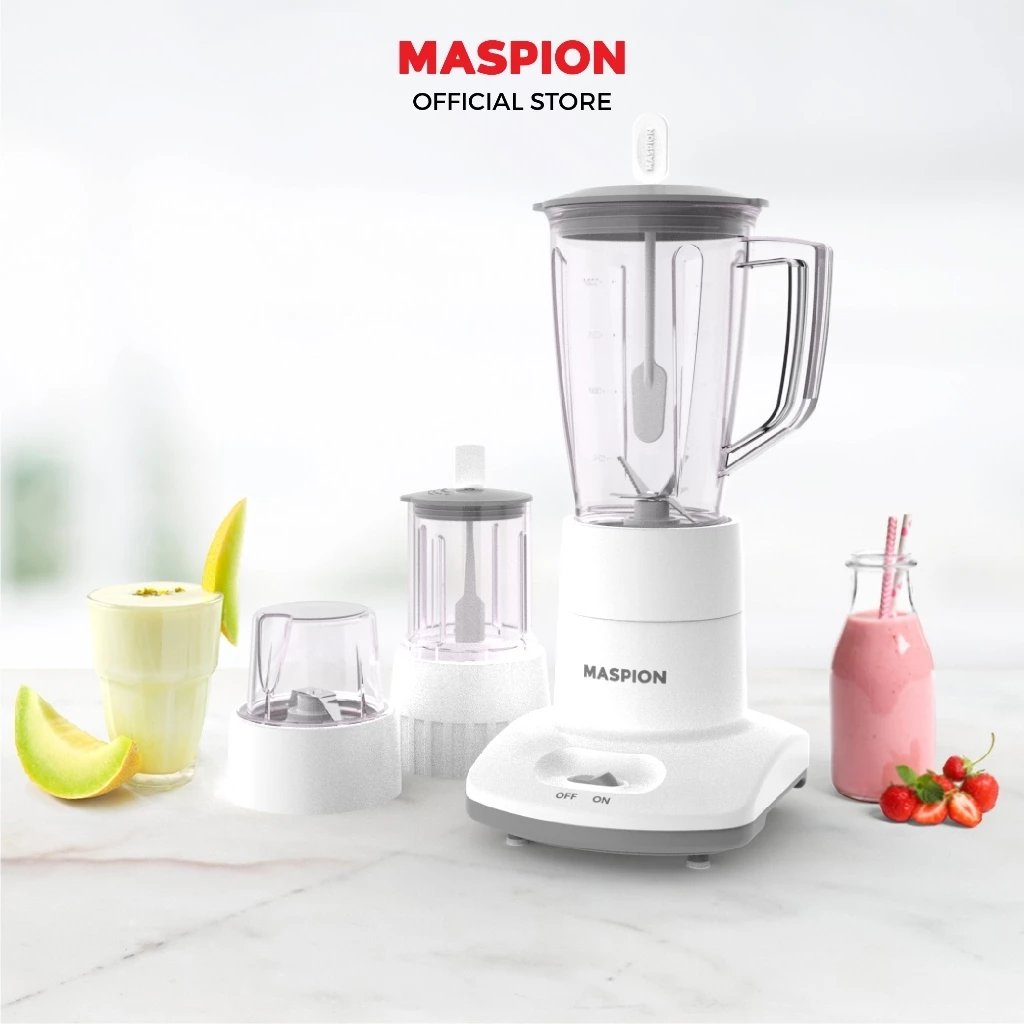 maspion pelumat blender with wet miller and dry miller 1 liter mt 1263 gl garansi resmi original