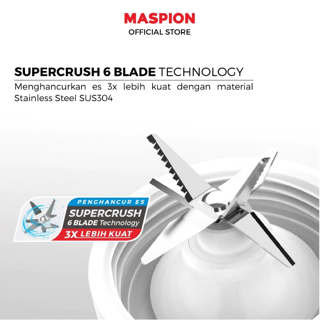 maspion pelumat blender with wet miller and dry miller 1 liter mt 1273 gl garansi resmi orignal