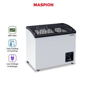 maspion freezer 200 liter ufh 200 c fk garansi resmi original