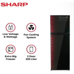 kuklas sharp 2 pintu sj 316mg garansi resmi original