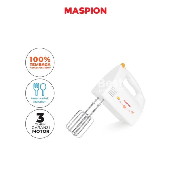 maspion electric hand mixer pencampur elektrik mt 1150 garansi resmi original