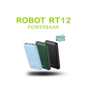 robot powerbank rt12 (upgrade dari rt180) 10000 mah dual input output slim original garansi 1 thn