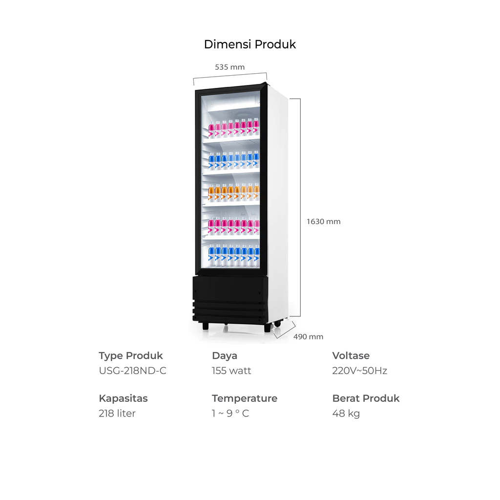 maspion lemari pendingin showcase 218 liter usg 218 nd c garansi resmi original maspion lemari pendingin showcase 218 liter usg 218 nd c garansi resmi original