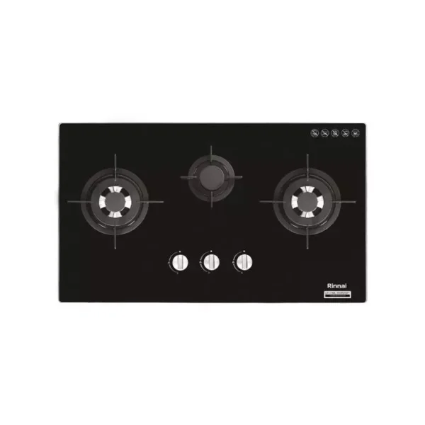 rinnai rb713n gb kompor gas tanam 3 tungku built in hob rb 713n(gb) garansi resmi original