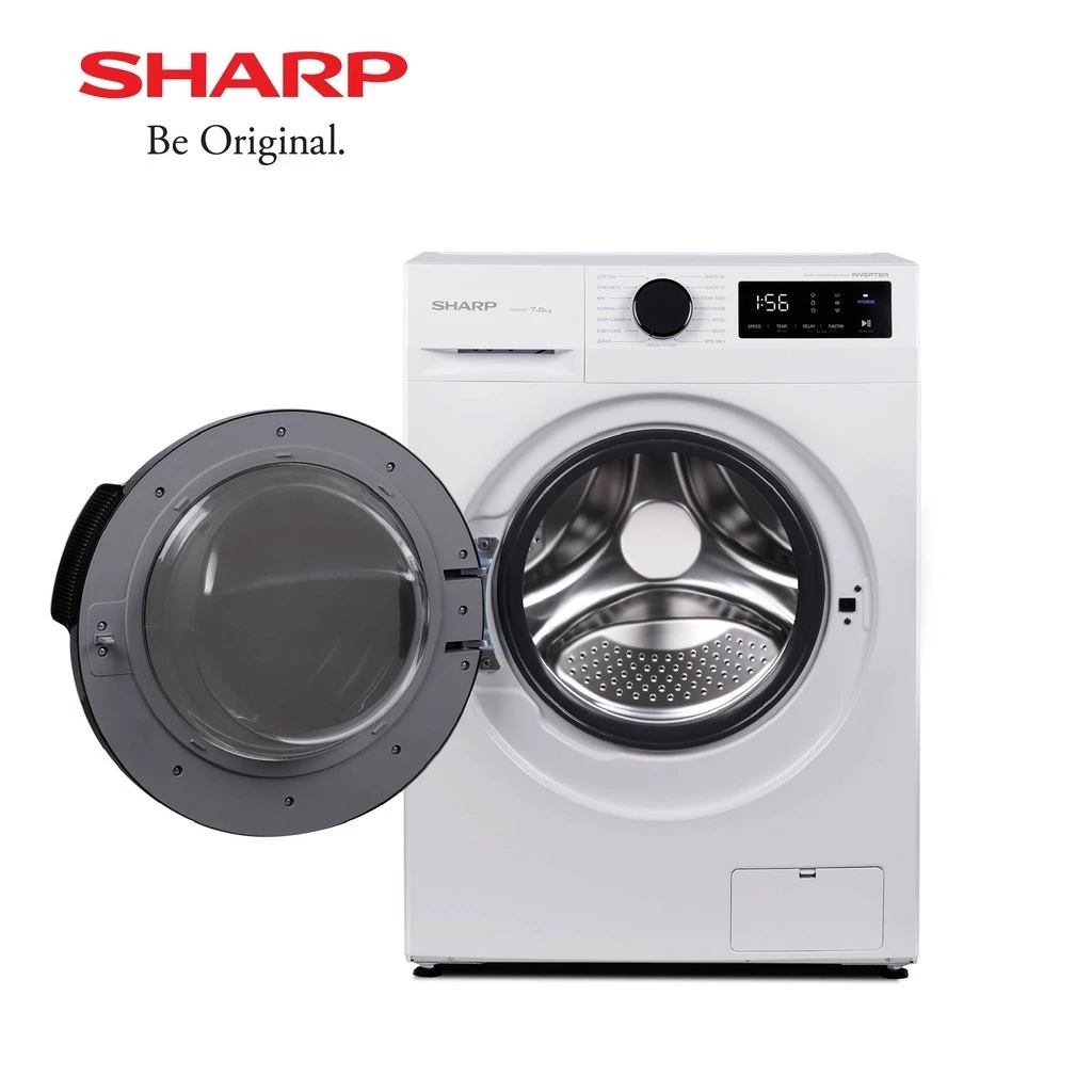 sharp es fl1270mwx sharp front loading 7kg garansi resmi original sharp es fl1270mwx sharp front loading 7kg garansi resmi original