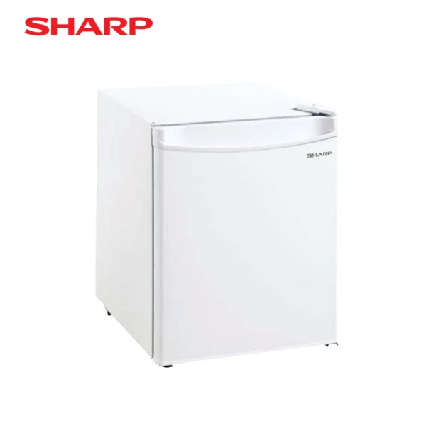 sharp minibar series sj 50mb xw 50liter white garansi resmi original