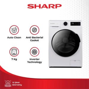 SHARP ES-FL1270MWX Sharp Front Loading 7kg Garansi Resmi Original